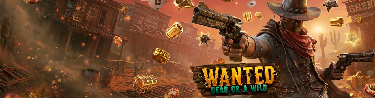 Wanted Dead or a Wild Wanted dead or a wild slot Banner 2